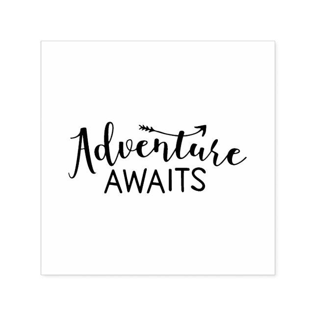 Adventure Awaits  Self-inking Stamp (Design)