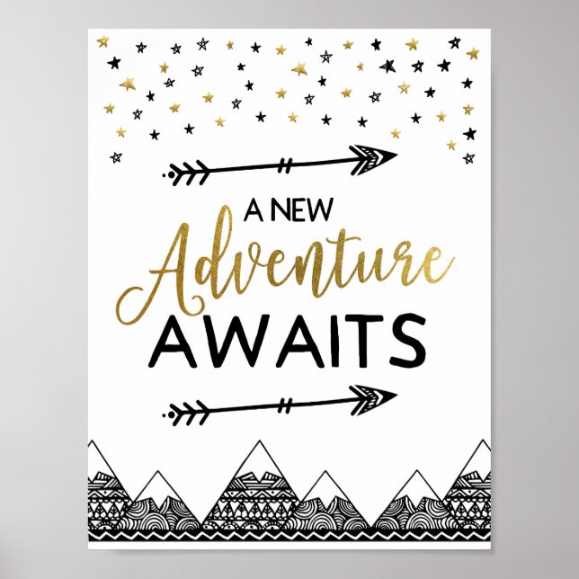 Adventure Awaits Sign (Front)