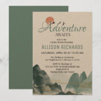 Adventure awaits south korea travel baby shower