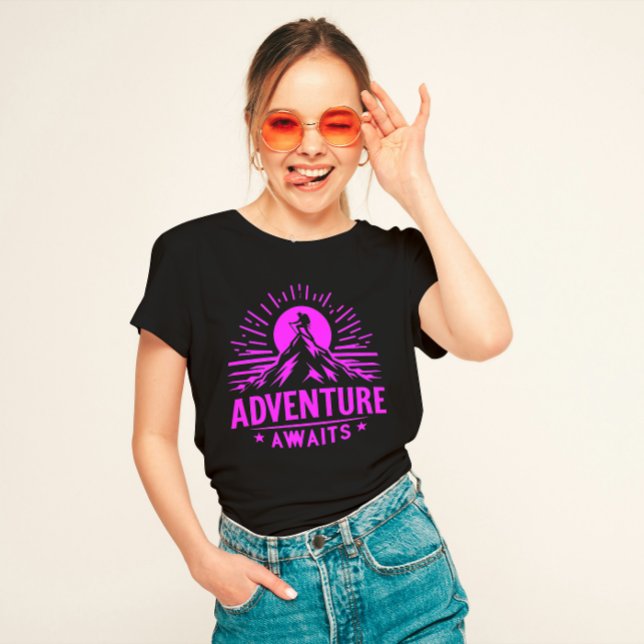 "Adventure Awaits"  T-Shirt (Creator Uploaded)
