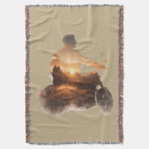 "Adventure Awaits"  Throw Blanket