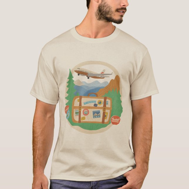 Adventure Awaits - Travel & Explore Tee (Front)