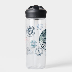 Adventure Awaits Travel-Themed Water Bottle