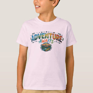 Adventure Awaits Vintage Mountain T-Shirt