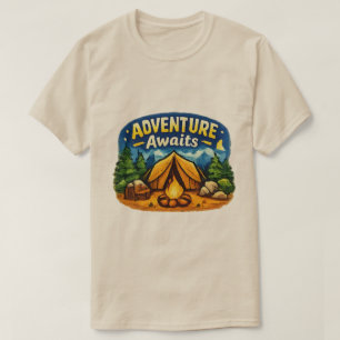 Adventure Awaits   Wanderlust Travel  T-Shirt