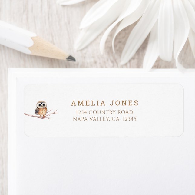 Adventure Awaits Woodland Teddy Bear Address (Insitu)