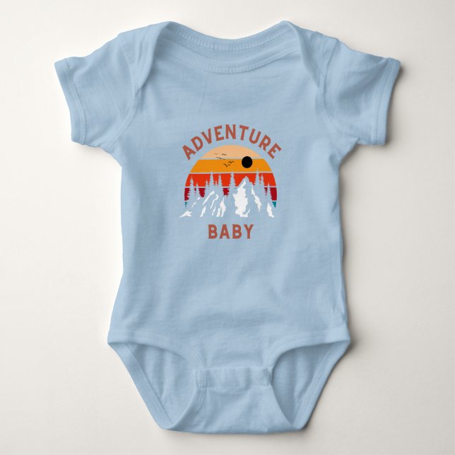 Adventure Baby Baby Bodysuit (Front)