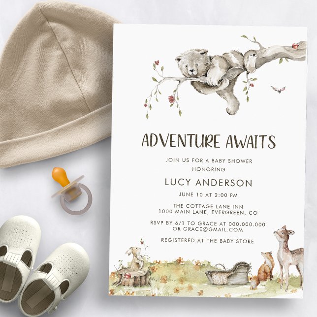 Adventure Baby Shower Invitation (Creator Uploaded)