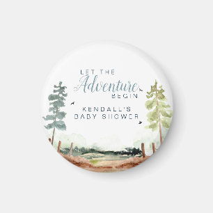 Adventure Baby Shower Magnet