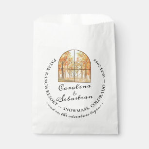 Adventure Begin Rocky Mountain Destination Wedding Favour Bags