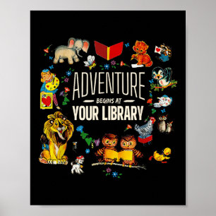 Adventure Begins At Your Library Summer Reading 20 Poster