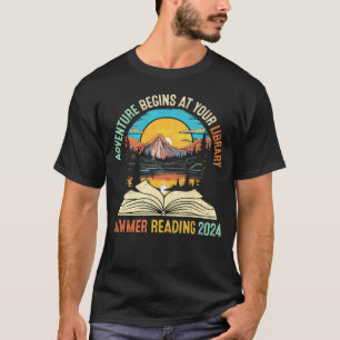 Adventure Begins At Your Library Summer Reading 20 T-Shirt