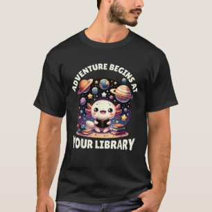 Adventure Begins At Your Library Summer Reading Pr T-Shirt
