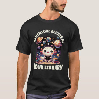 Adventure Begins At Your Library Summer Reading Pr T-Shirt