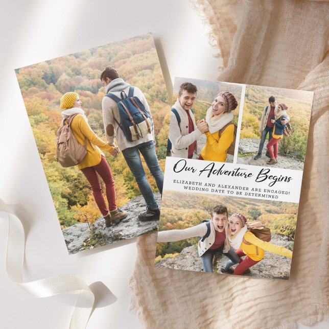 Adventure Begins Photo Engagement Announcement (Creator Uploaded)