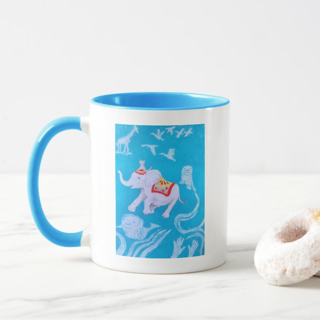 Adventure Begins with Coffee Mug (With Donut)