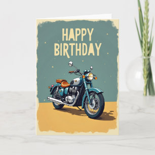 Adventure Bike Birthday Card