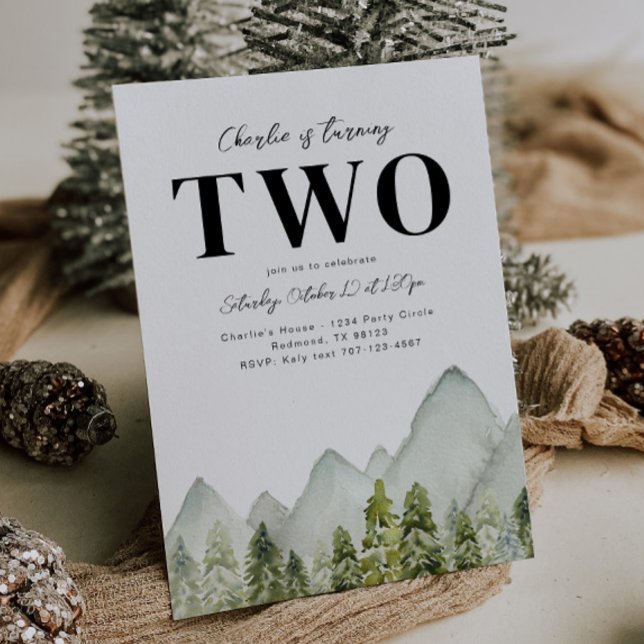 Adventure Birthday Invitation | Mountains Birthday (Creator Uploaded)