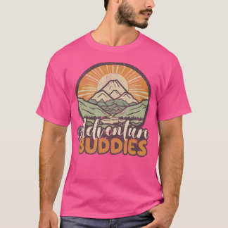 Adventure Buddies Couples Funny Hiking Adventure M T-Shirt