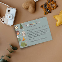 Adventure Camping Gender Neutral Baby Book Request