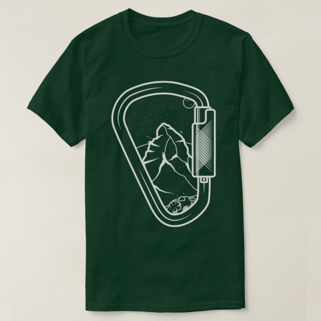 Adventure Carabiner T-Shirt (Design Front)