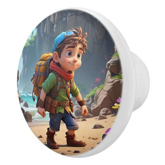 Adventure Ceramic Knob (Right)