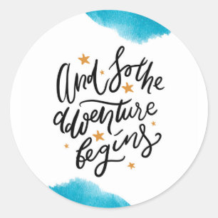 Adventure Classic Round Sticker