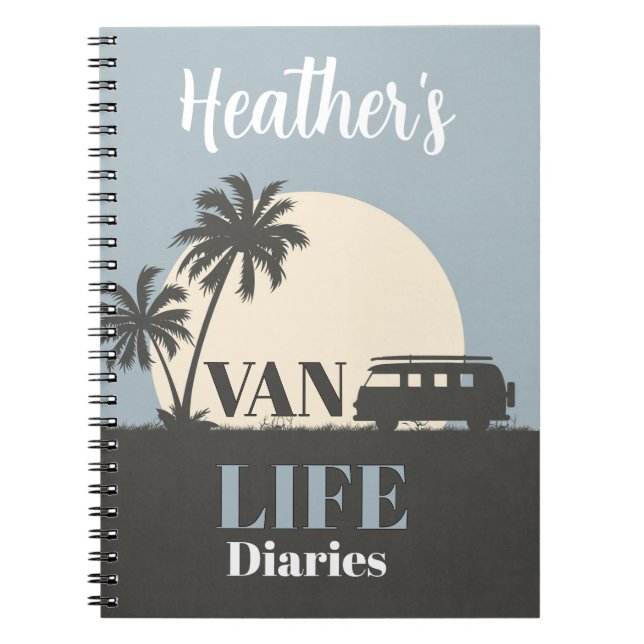 ADVENTURE! 🛻 Custom Van Life Notebook (Front)