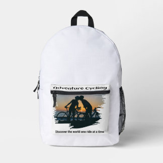 Adventure Cycling Printed Backpack