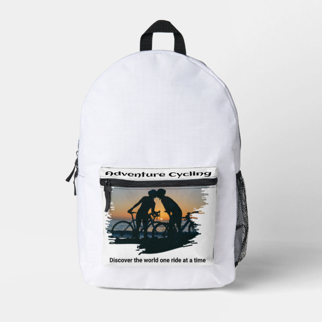 Adventure Cycling Printed Backpack (Front)