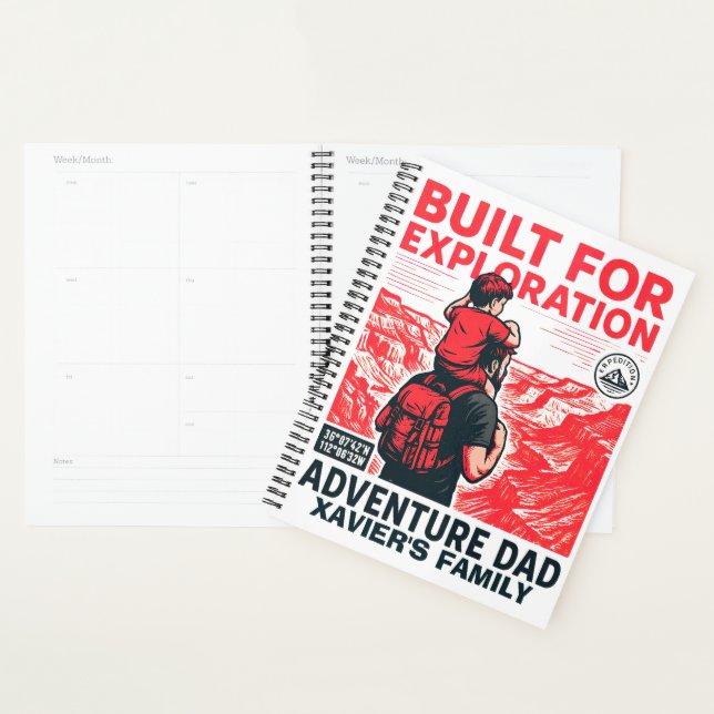 Adventure Dad – BUILT FOR EXPLORATION Planner (Display)