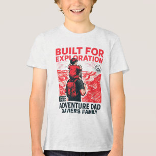Adventure Dad – BUILT FOR EXPLORATION Tri-Blend Shirt