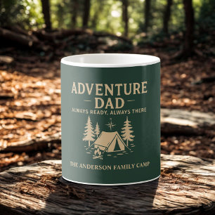 Adventure Dad Personalised Camping Coffee Mug