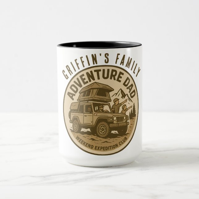 Adventure Dad – WEEKEND EXPEDITION CLUB Mug (Center)