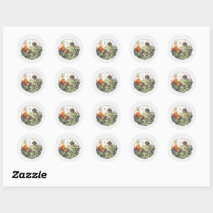 Adventure Dinosaurs Classic Round Sticker