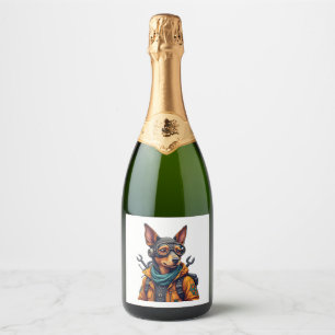 Adventure Dog Sparkling Wine Label