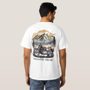 Adventure Dream: Vintage Legend Bike Road trip T-Shirt