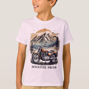 Adventure Dream: Vintage Legend Bike Road trip T-Shirt