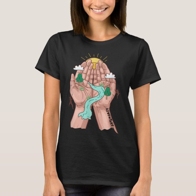 Adventure Environmental Protection Mountaineering  T-Shirt (Front)