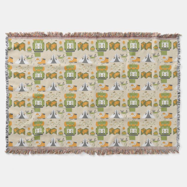 Adventure Equipment Throw Blanket (Front)