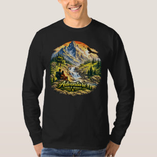 Adventure Feels Right Coastal Long Sleeve USA T-Shirt