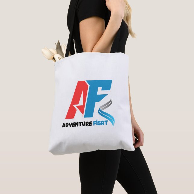 Adventure First Tote Bag (Close Up)