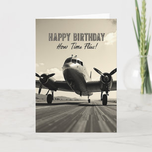Adventure Flight Birthday Card