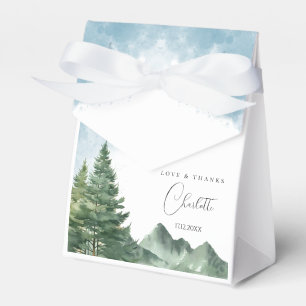 Adventure Forest Boy Baby Shower Favor Box