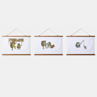 adventure frogs short story hanging tapestry
