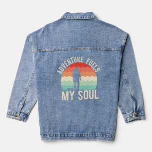 Adventure Fuels My Soul – Wander, Explore, Repeat Denim Jacket
