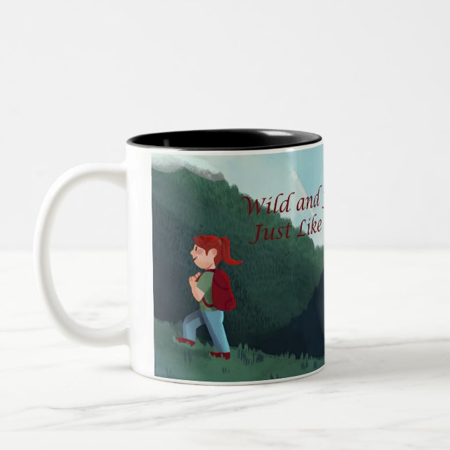 Adventure Girls'  Two-Tone Coffee Mug (Left)