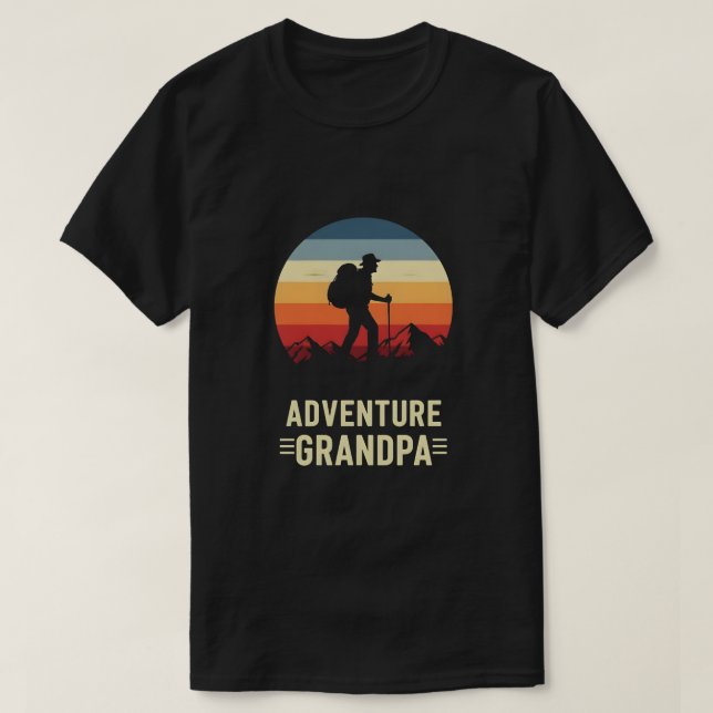 Adventure Grandpa T-Shirt (Design Front)