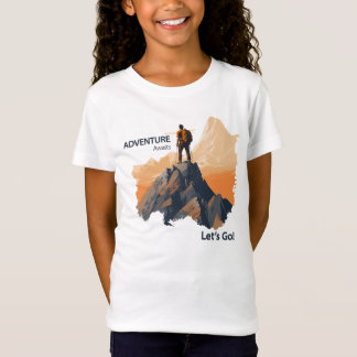 Adventure Hiking, Adventure Awaits, Let’s Go! T-Shirt