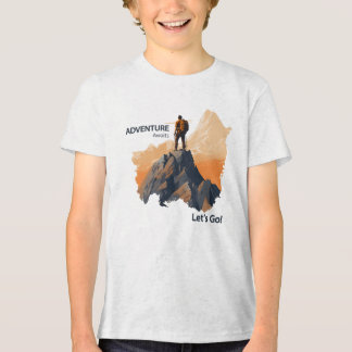 Adventure Hiking, Adventure Awaits, Let’s Go! Tri-Blend Shirt